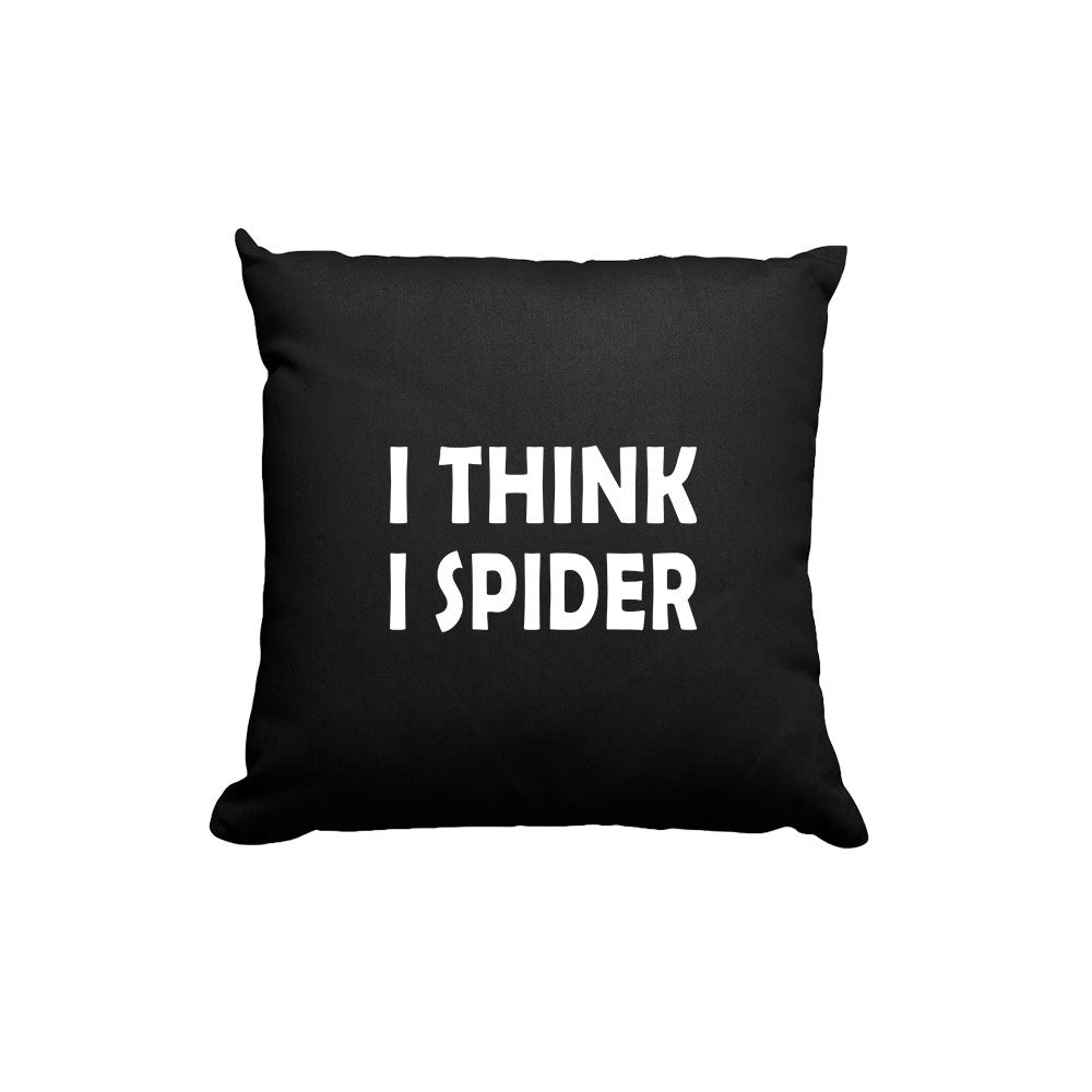 Kissen I think i Spider - Schwarzer - Kaffee