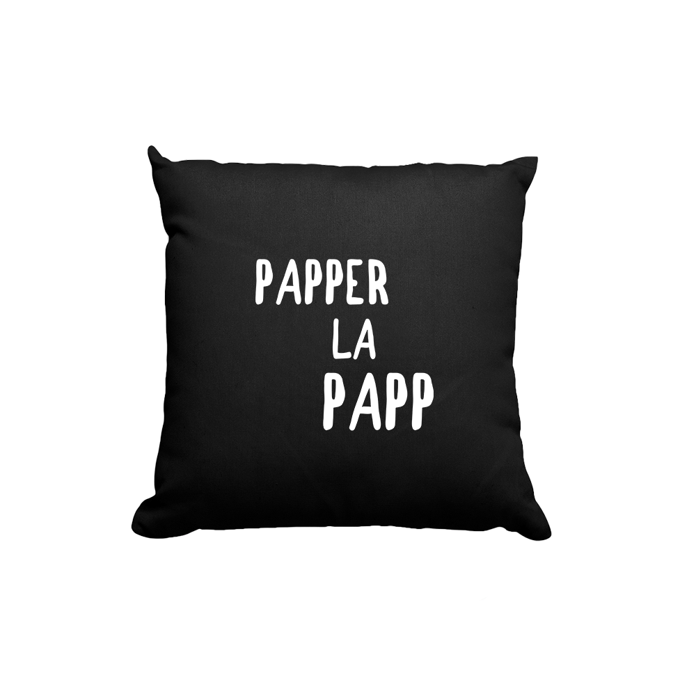 Kissen PapperLaPapp - Schwarzer - Kaffee