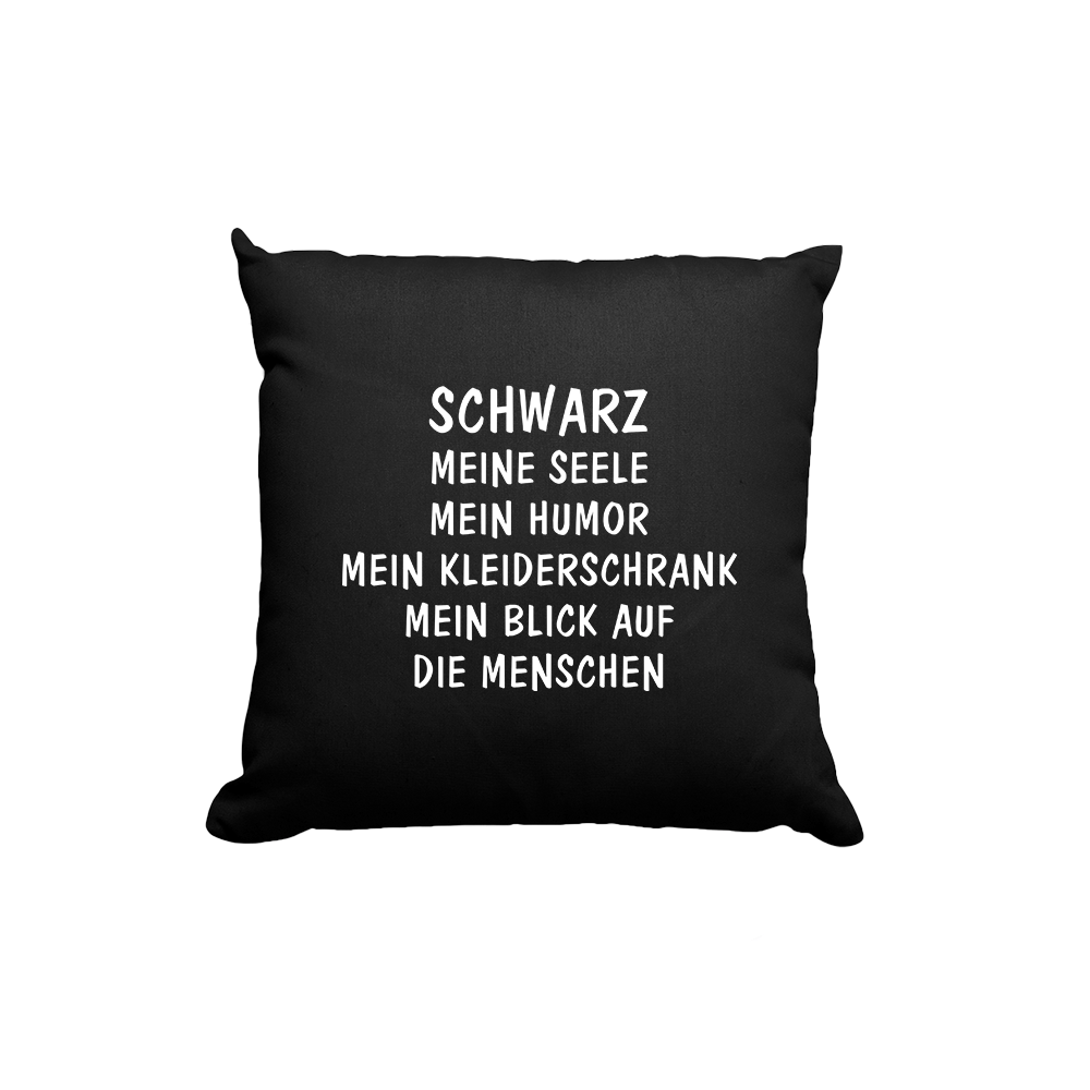 Kissen Schwarz - Schwarzer - Kaffee