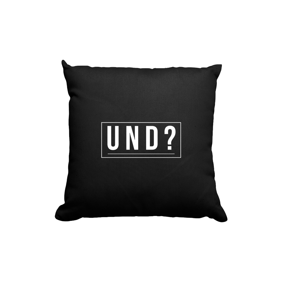 Kissen Und? - Schwarzer - Kaffee