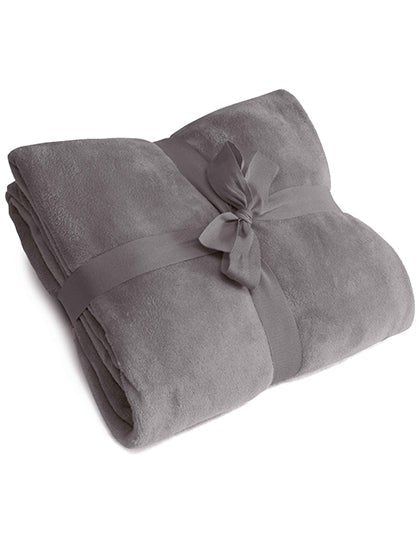 Kuscheldecke Basic einfarbig 180 x 130 cm - Schwarzer - Kaffee