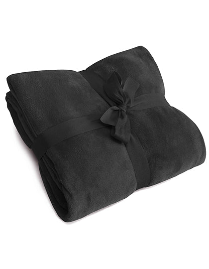 Kuscheldecke Basic einfarbig 180 x 130 cm - Schwarzer - Kaffee