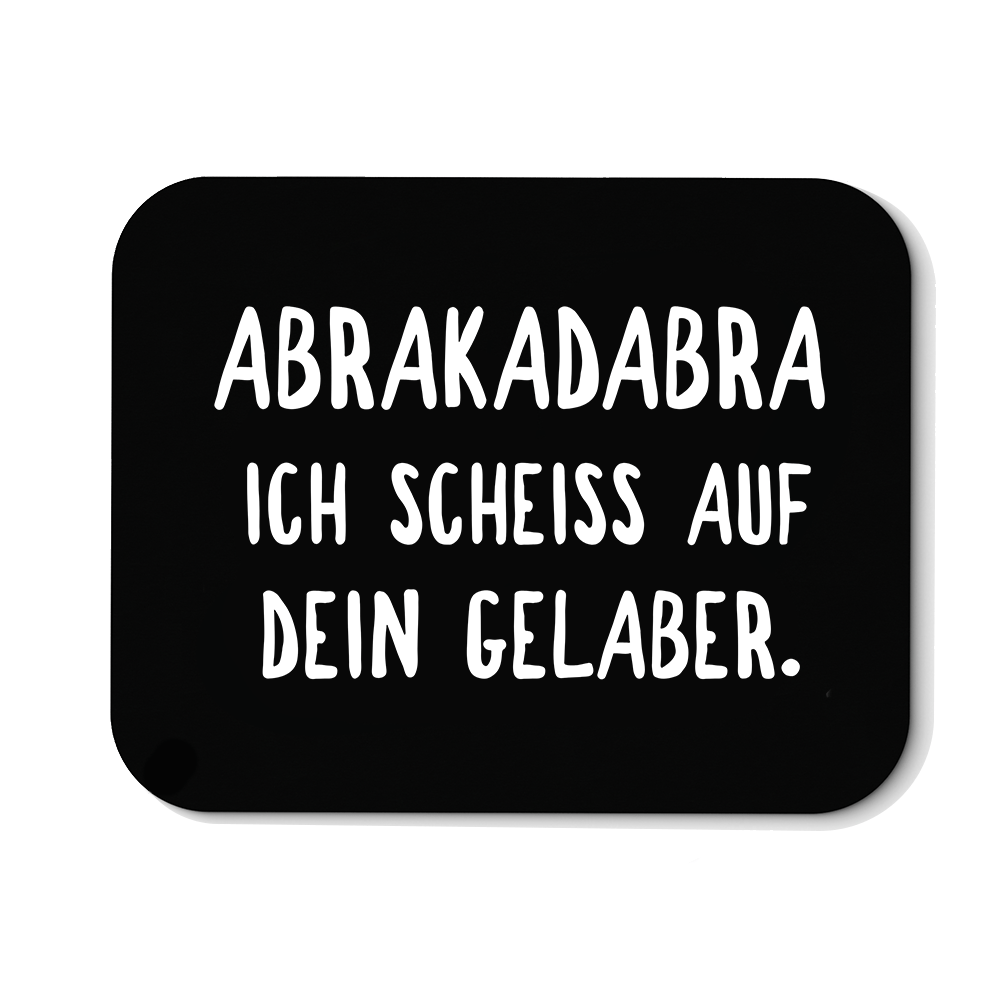 Mousepad ABRAKADABRA - Schwarzer - Kaffee