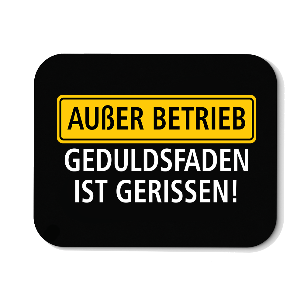 Mousepad Außer Betrieb - Schwarzer - Kaffee