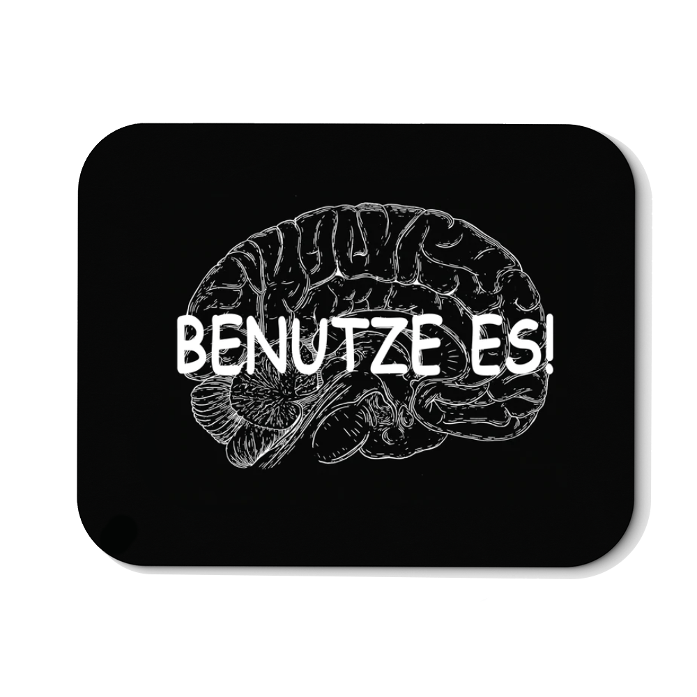Mousepad Benutze Es - Schwarzer - Kaffee