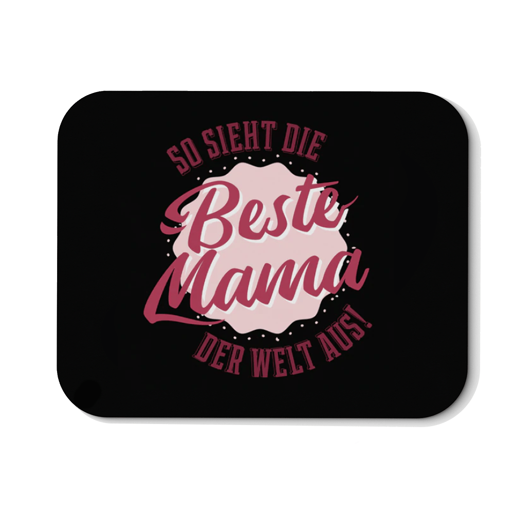 Mousepad Beste Mama der Welt - Schwarzer - Kaffee