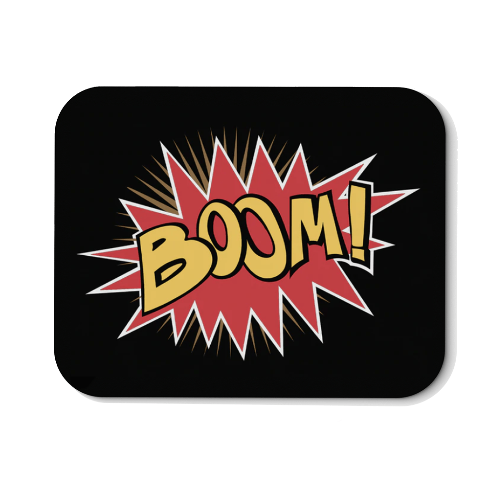 Mousepad Boom - Schwarzer - Kaffee