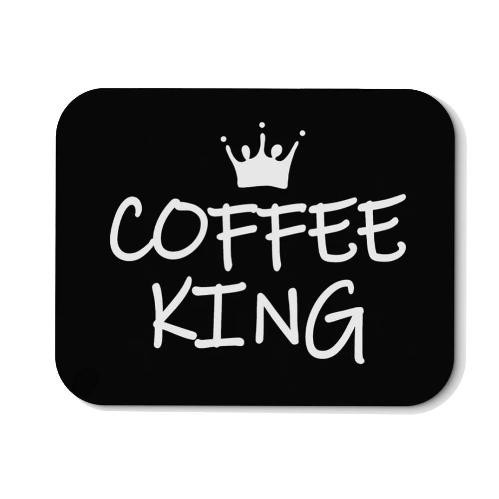 Mousepad Coffee King - Schwarzer - Kaffee