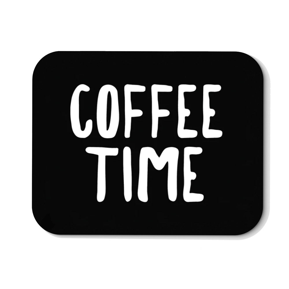 Mousepad Coffee time - Schwarzer - Kaffee