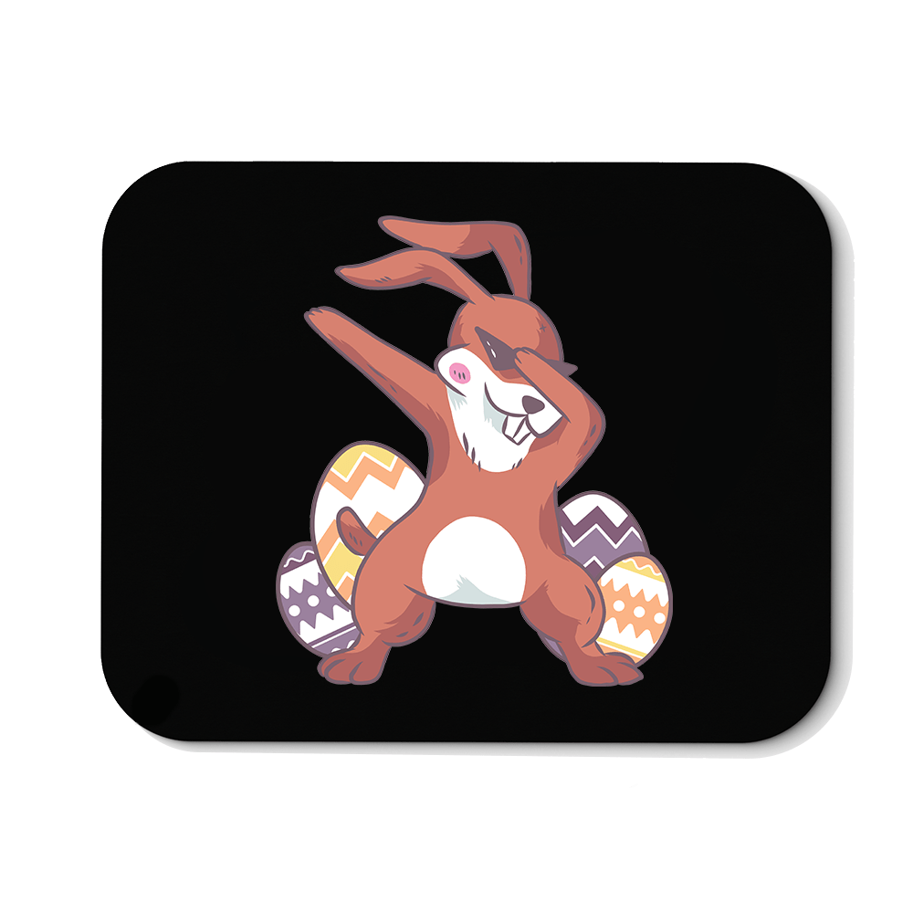 Mousepad Dabbing Bunny - Schwarzer - Kaffee