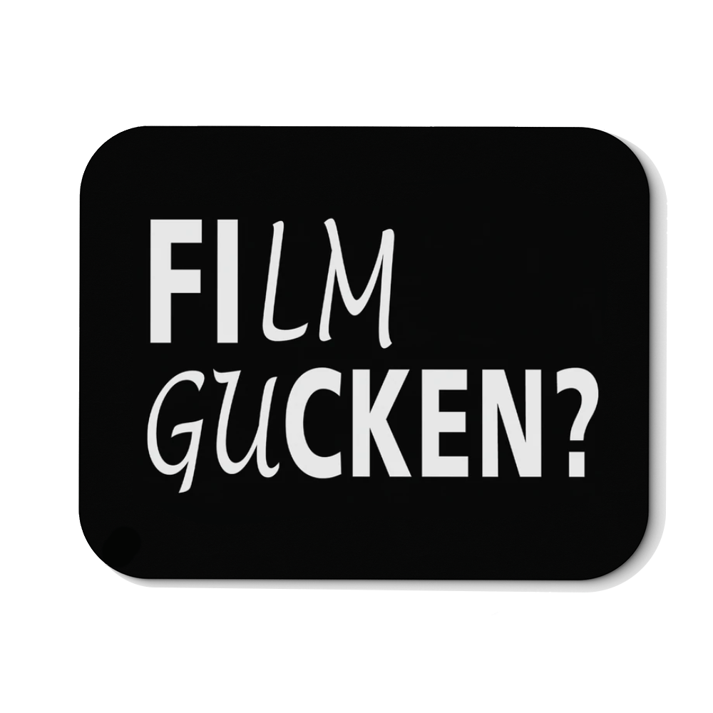 Mousepad Film gucken - Schwarzer - Kaffee