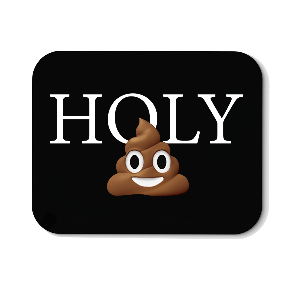 Mousepad Holy Shit - Schwarzer - Kaffee