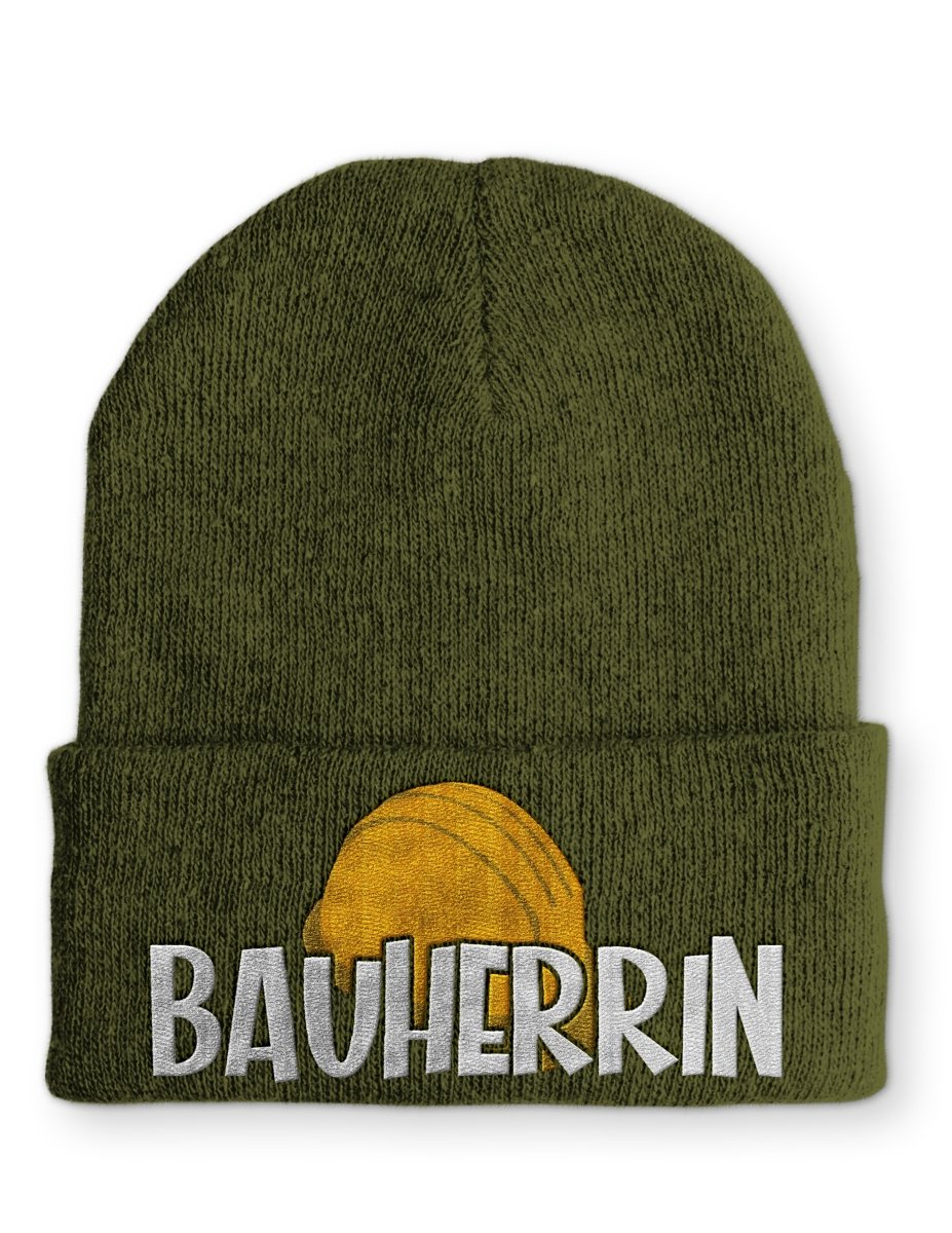 Mütze Bauherrin - Schwarzer - Kaffee