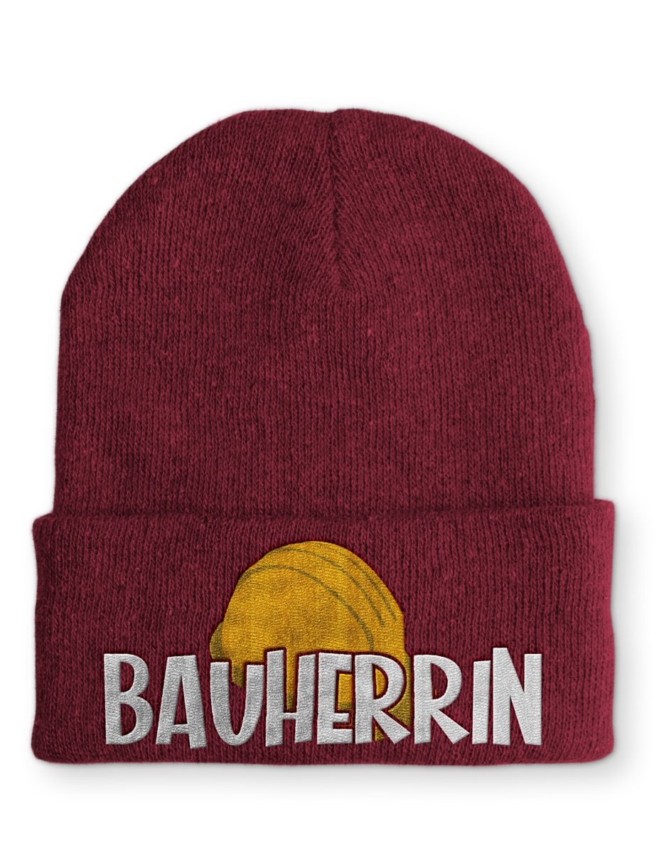 Mütze Bauherrin - Schwarzer - Kaffee