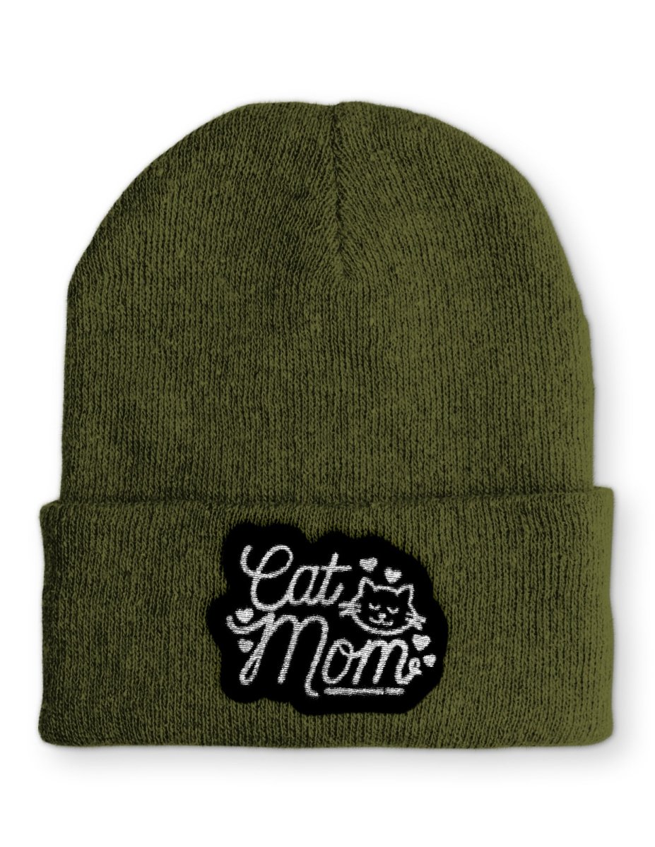 Mütze Cat Mom - Schwarzer - Kaffee