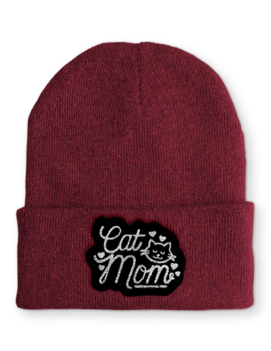 Mütze Cat Mom - Schwarzer - Kaffee