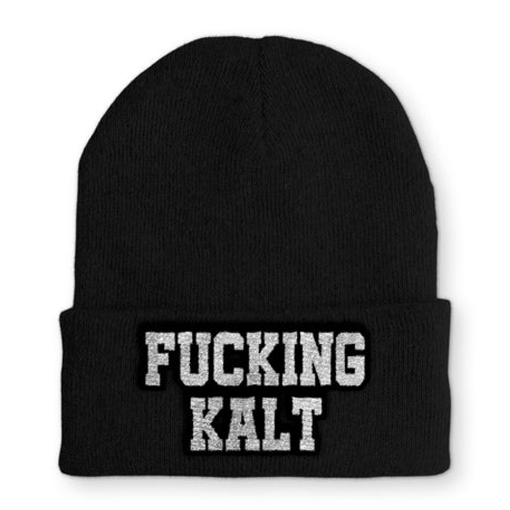 Mütze Fucking Kalt - Schwarzer - Kaffee