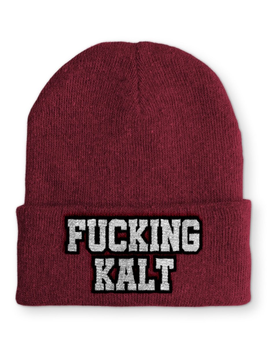 Mütze Fucking Kalt - Schwarzer - Kaffee