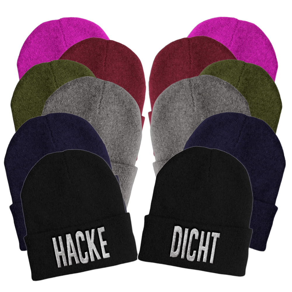 Mütze Hacke & Dicht Duo - Schwarzer - Kaffee