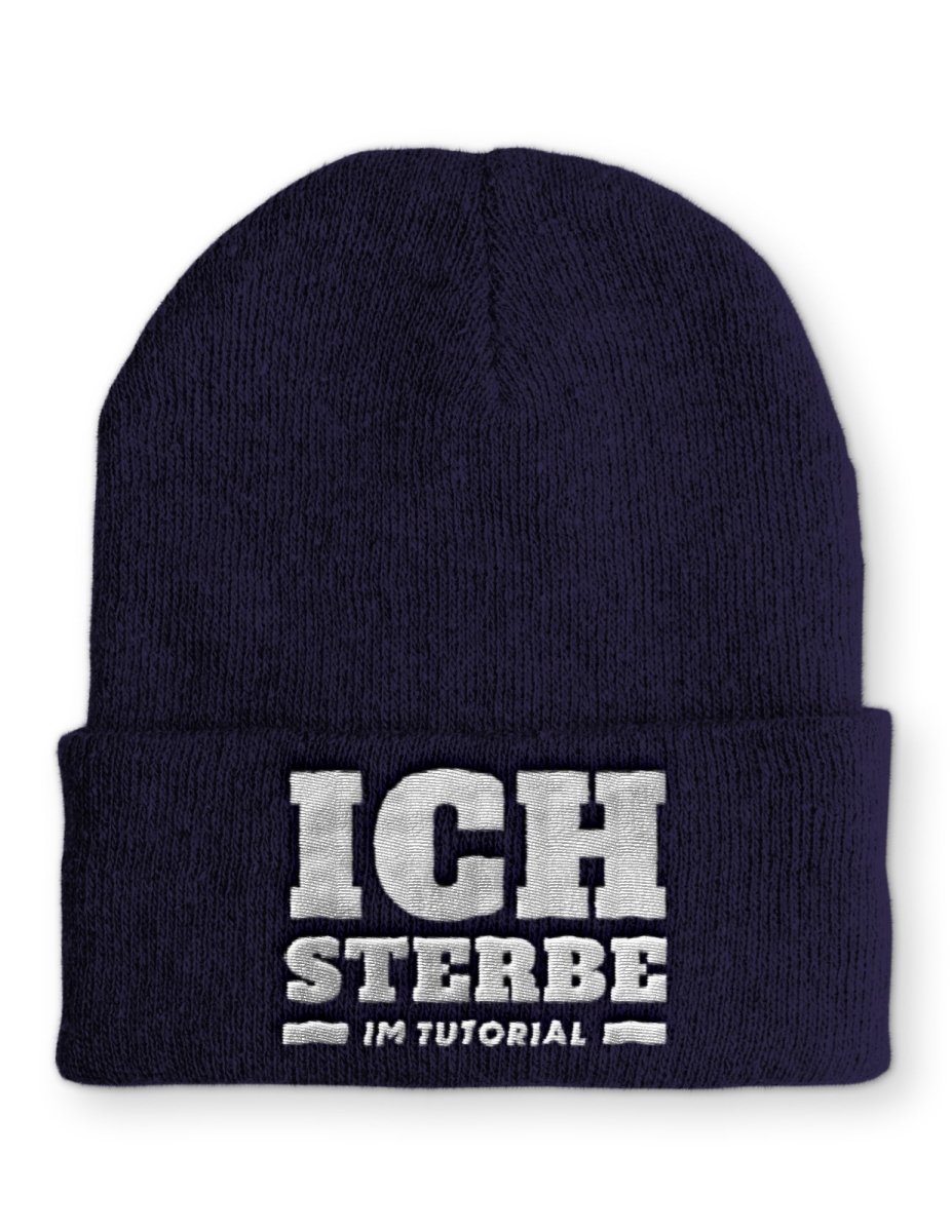 Mütze Ich sterbe im Tutorial - Schwarzer - Kaffee