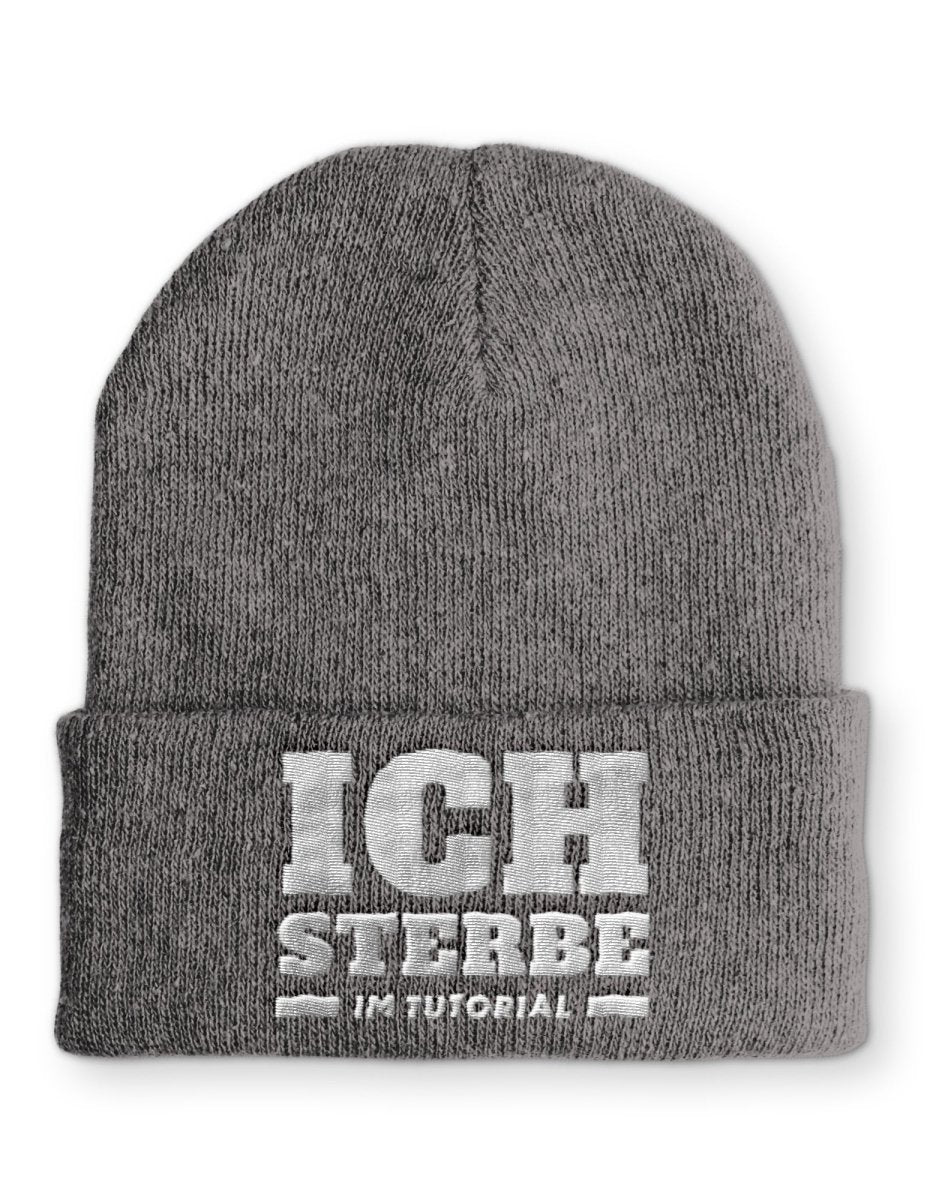 Mütze Ich sterbe im Tutorial - Schwarzer - Kaffee