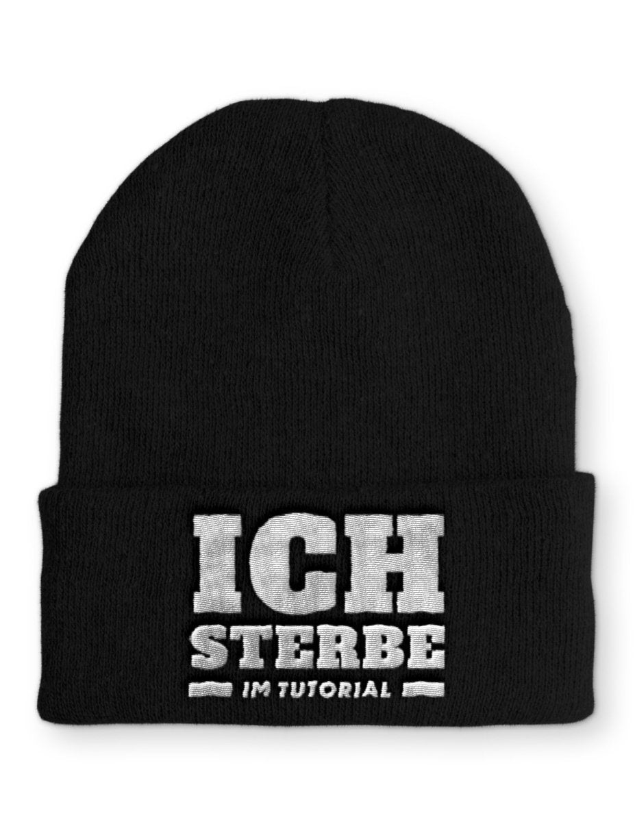 Mütze Ich sterbe im Tutorial - Schwarzer - Kaffee