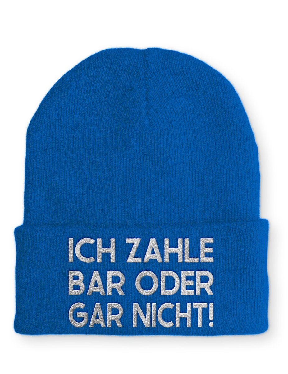 Mütze Ich zahle Bar oder gar nicht! - Schwarzer - Kaffee