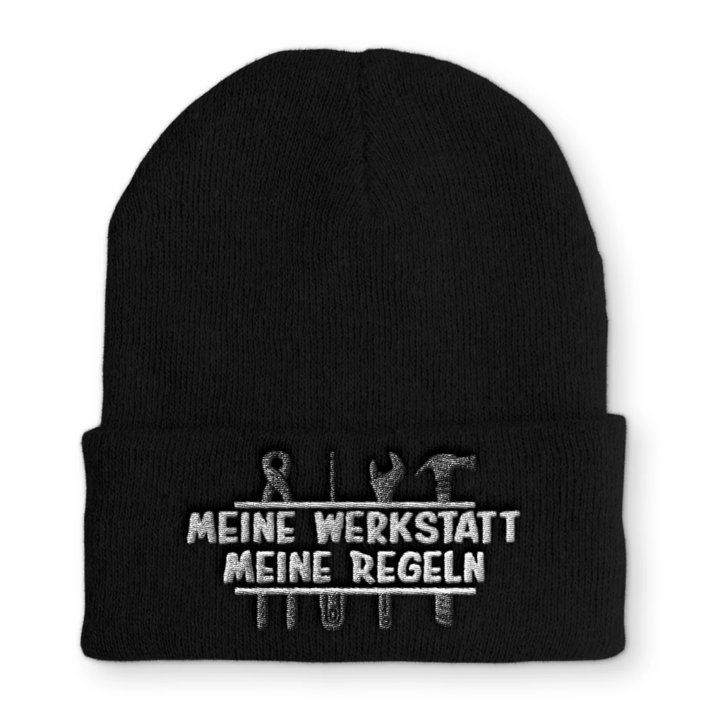 Mütze Meine Werkstatt Meine Regeln - Schwarzer - Kaffee