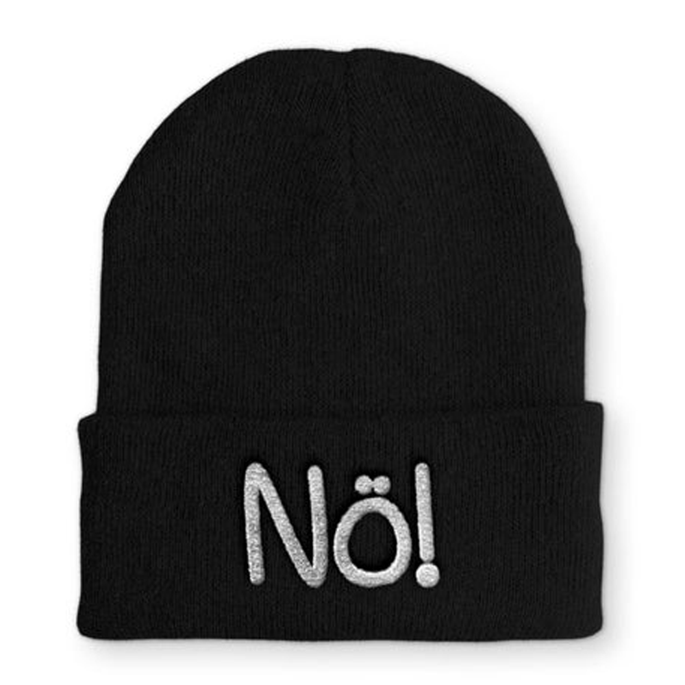 Mütze Nö! - Schwarzer - Kaffee
