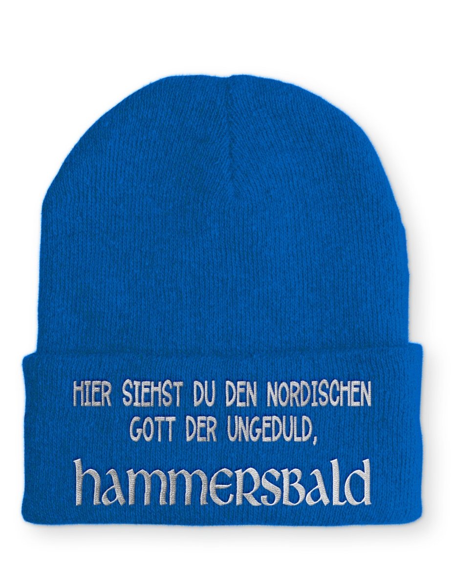 Mütze Nordischer Gott der Ungeduld Hammersbald - Schwarzer - Kaffee
