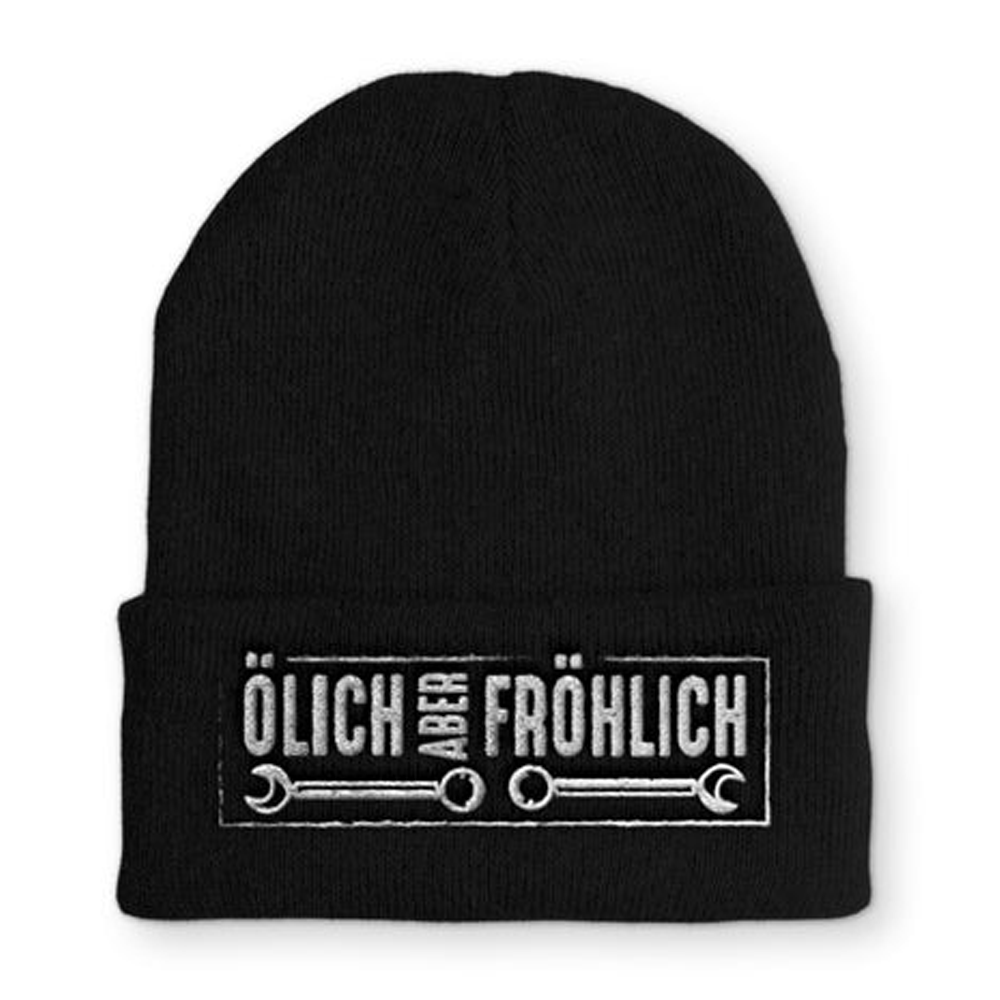 Mütze Ölich aber Fröhlich - Schwarzer - Kaffee