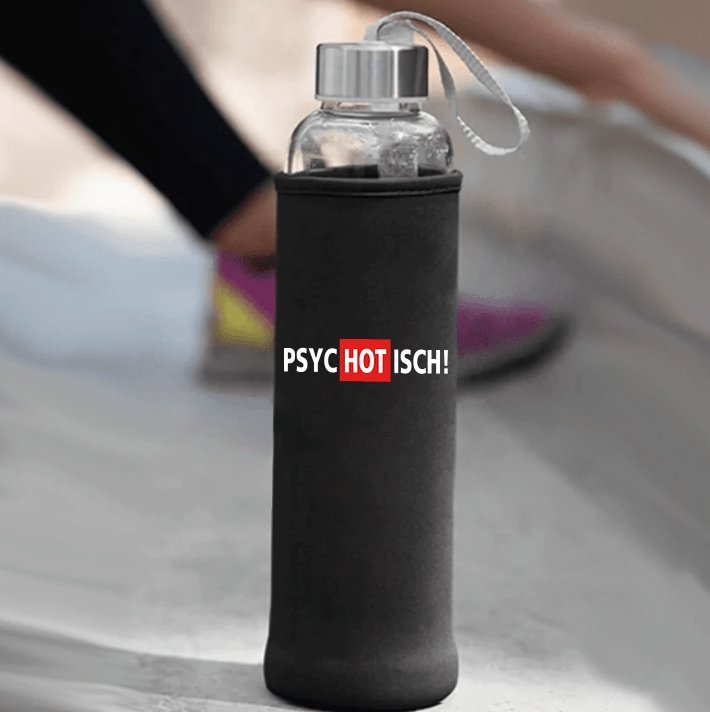 Psychotisch Trinkflasche 500ml - Schwarzer - Kaffee