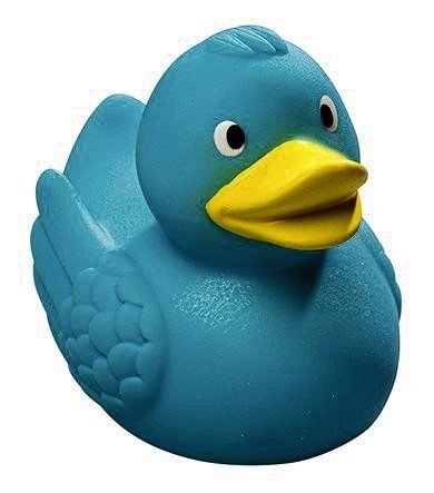 QUIETSCHE ENTE | BADEENTE - Schwarzer - Kaffee