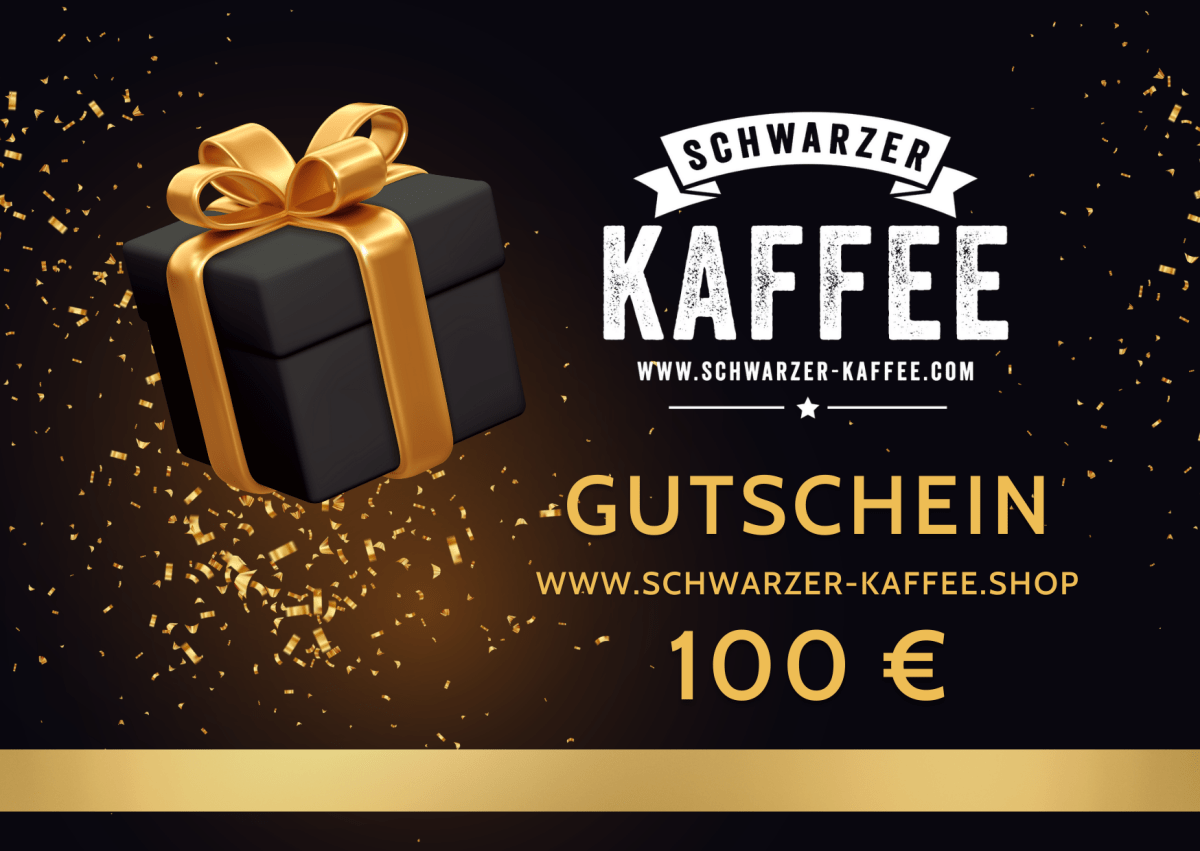Schwarzer - Kaffee Geschenk Gutschein - Schwarzer - Kaffee