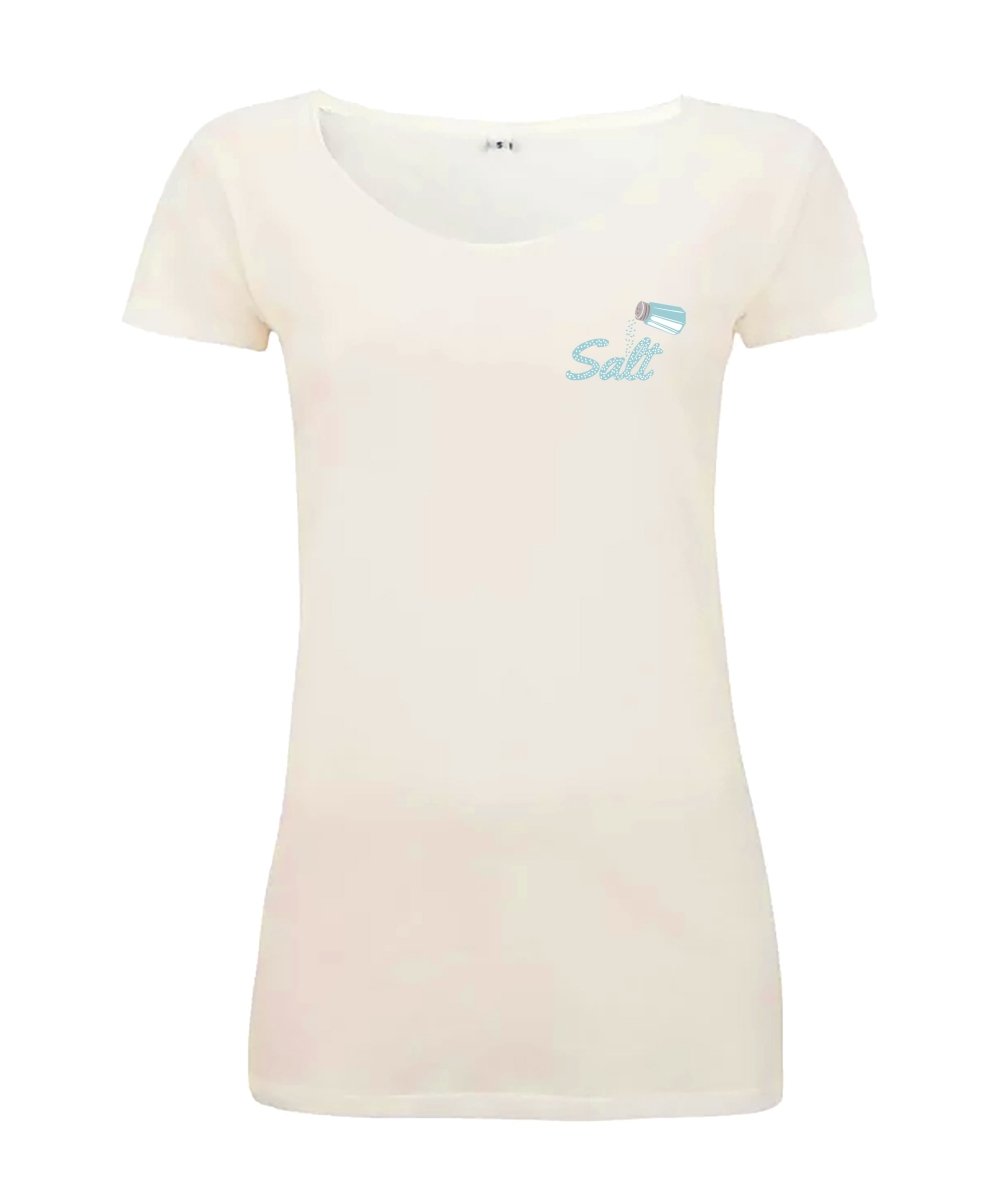 Sommershirt Salt Damen T-Shirt - Schwarzer - Kaffee