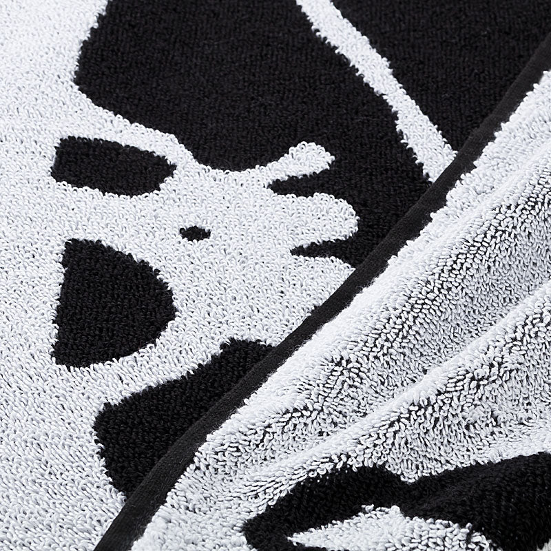 Strandtuch schwarz Pirat - Schwarzer - Kaffee