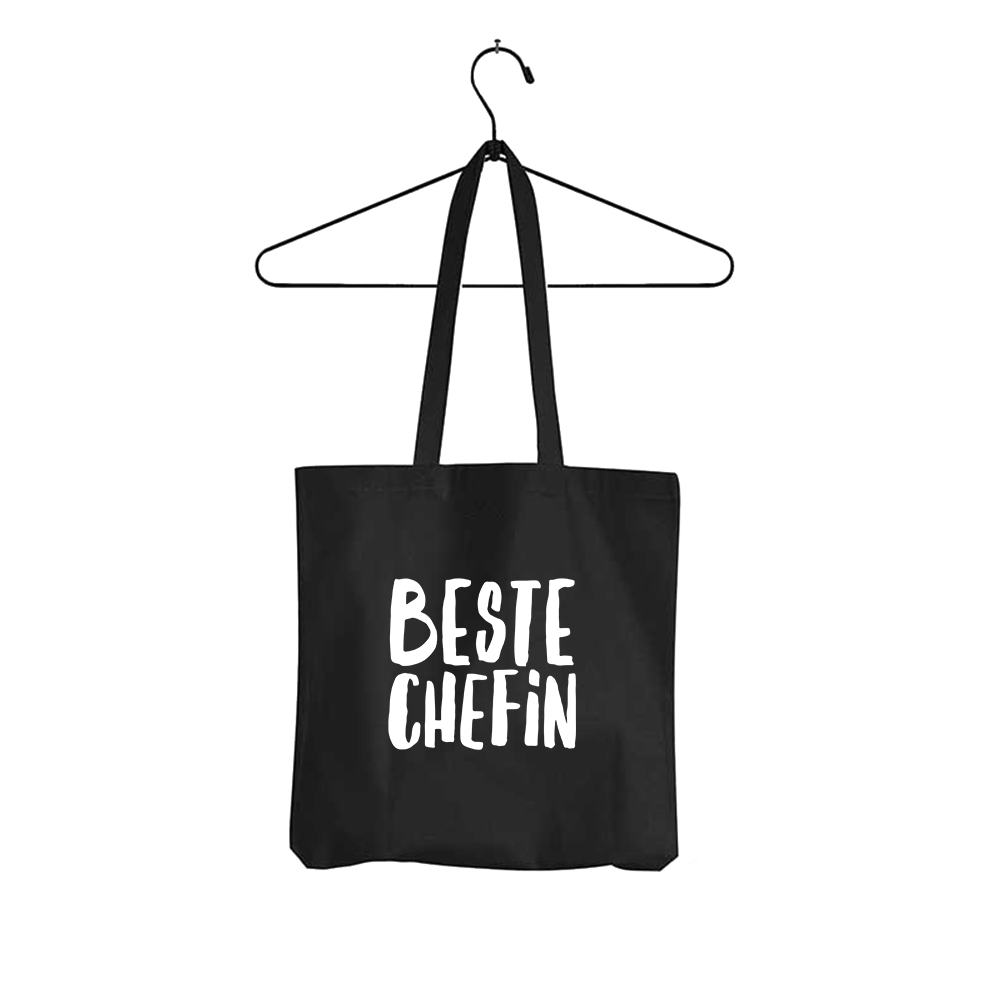 Tasche Beste Chefin - Schwarzer - Kaffee