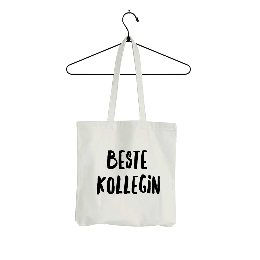 Tasche Beste Kollegin - Schwarzer - Kaffee