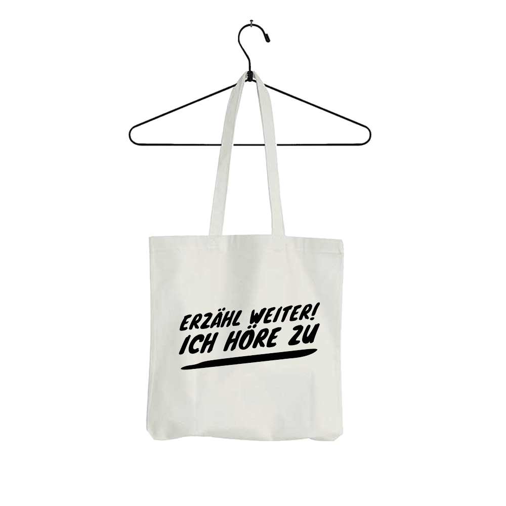 Tasche Erzähl weiter - Schwarzer - Kaffee