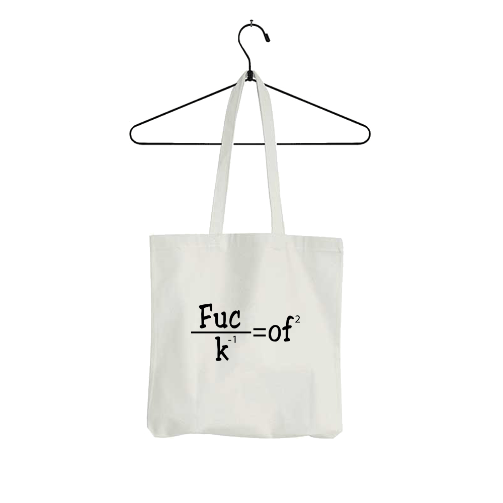 Tasche Fuck of - Schwarzer - Kaffee