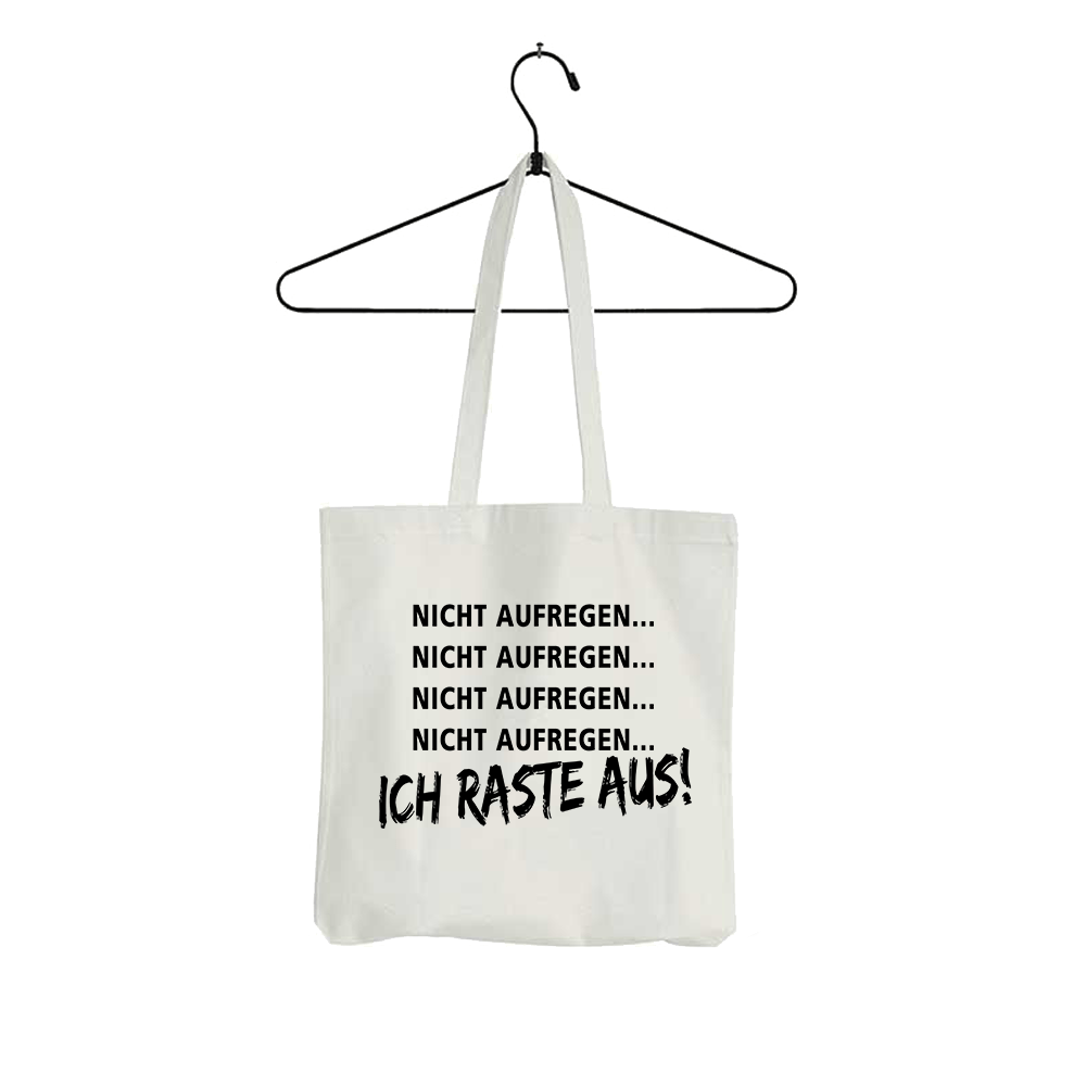 Tasche Ich Raste aus - Schwarzer - Kaffee