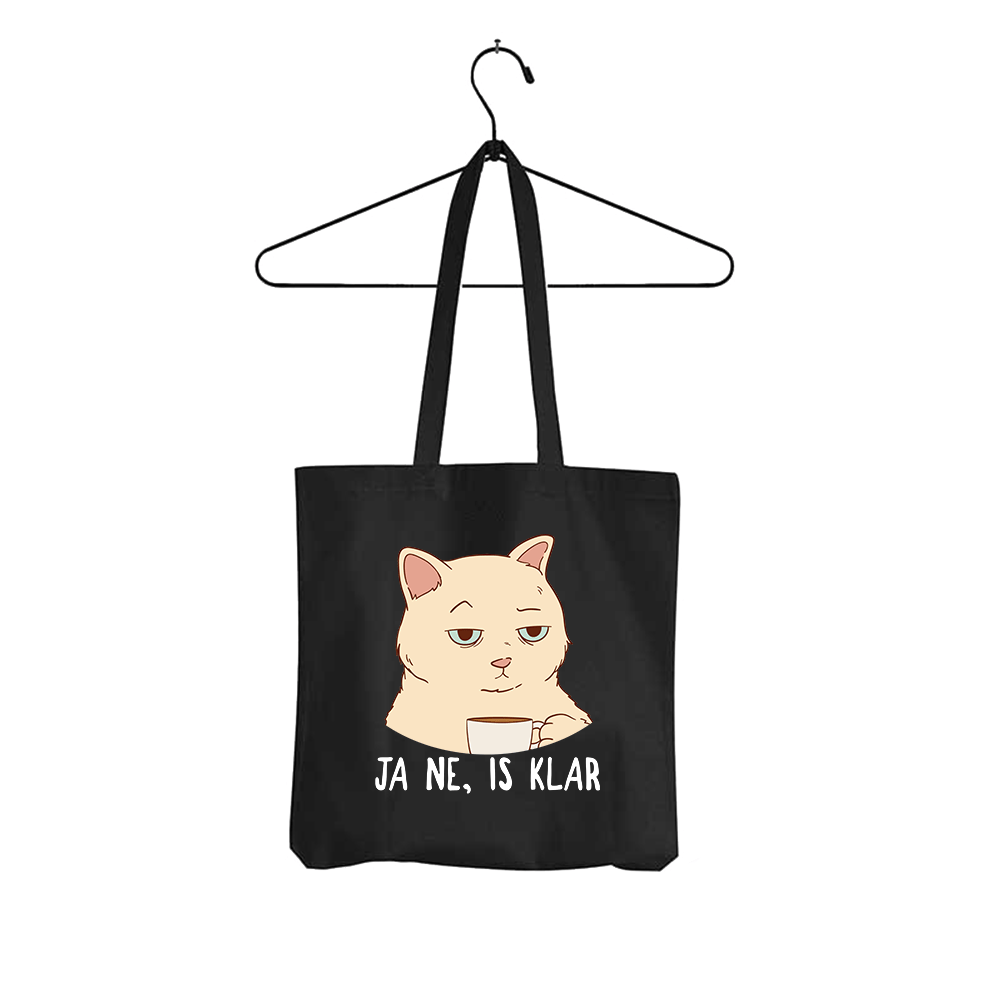 Tasche Ja ne, is klar - Schwarzer - Kaffee