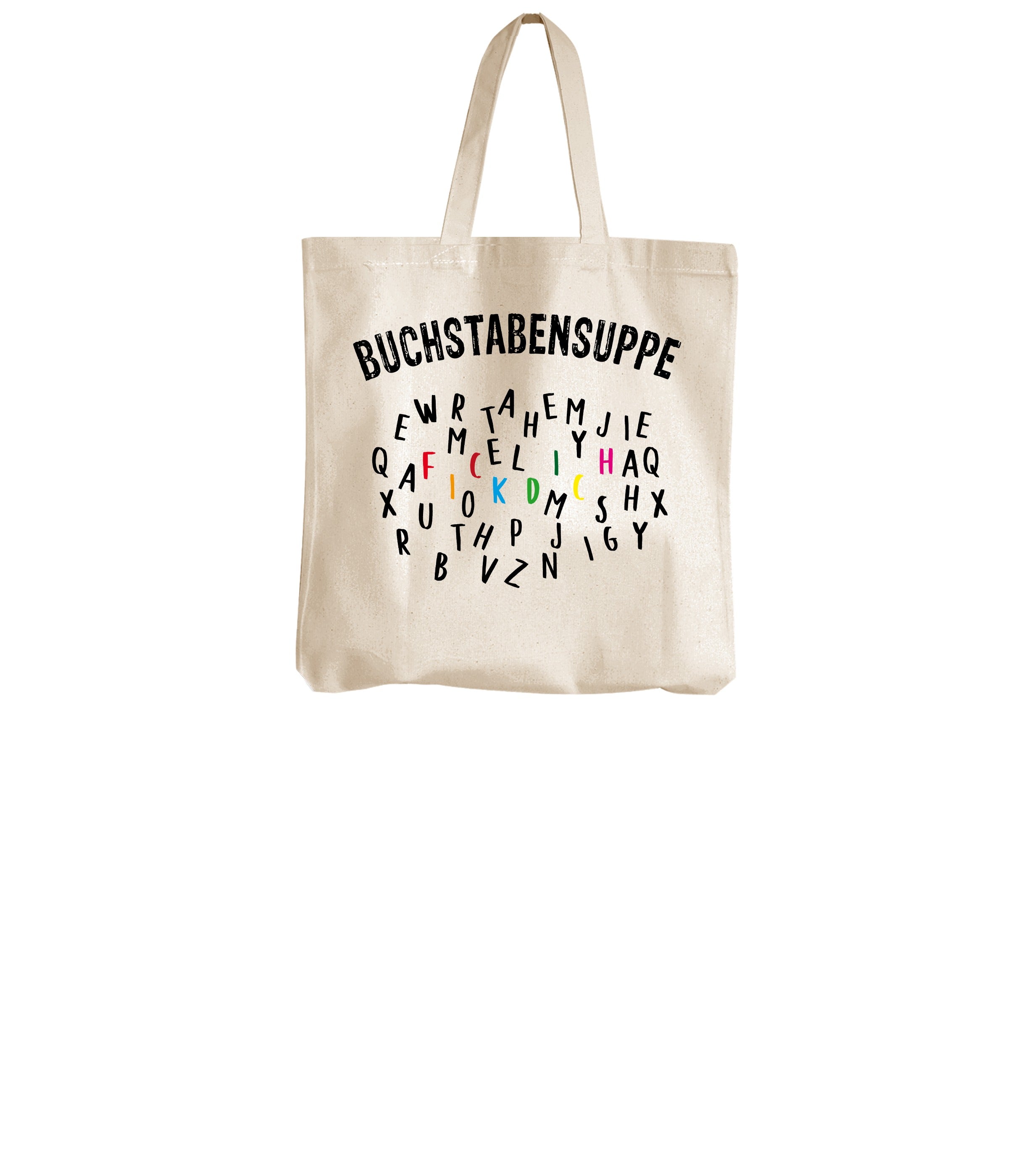 Tasche Buchstabensuppe