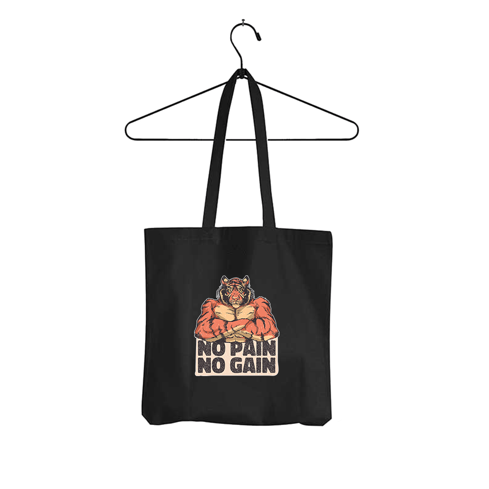 Tasche No Pain No Gain - Schwarzer - Kaffee