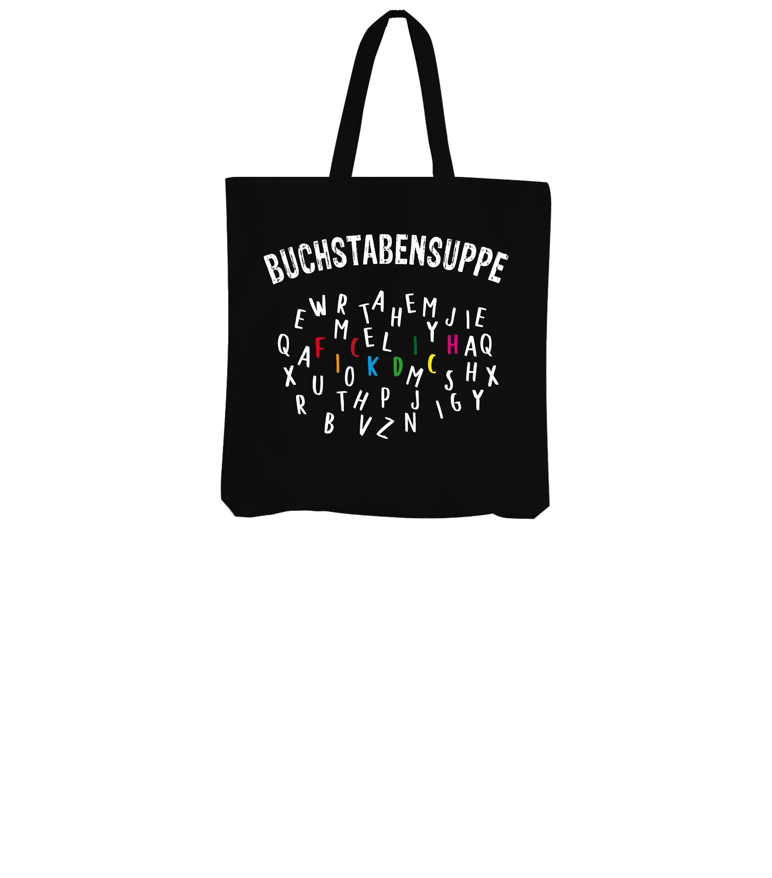 Tasche Buchstabensuppe