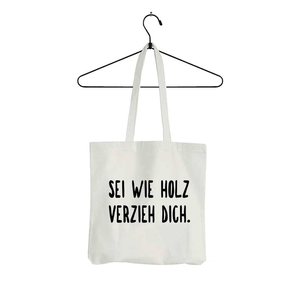 Tasche sei wie holz - Schwarzer - Kaffee