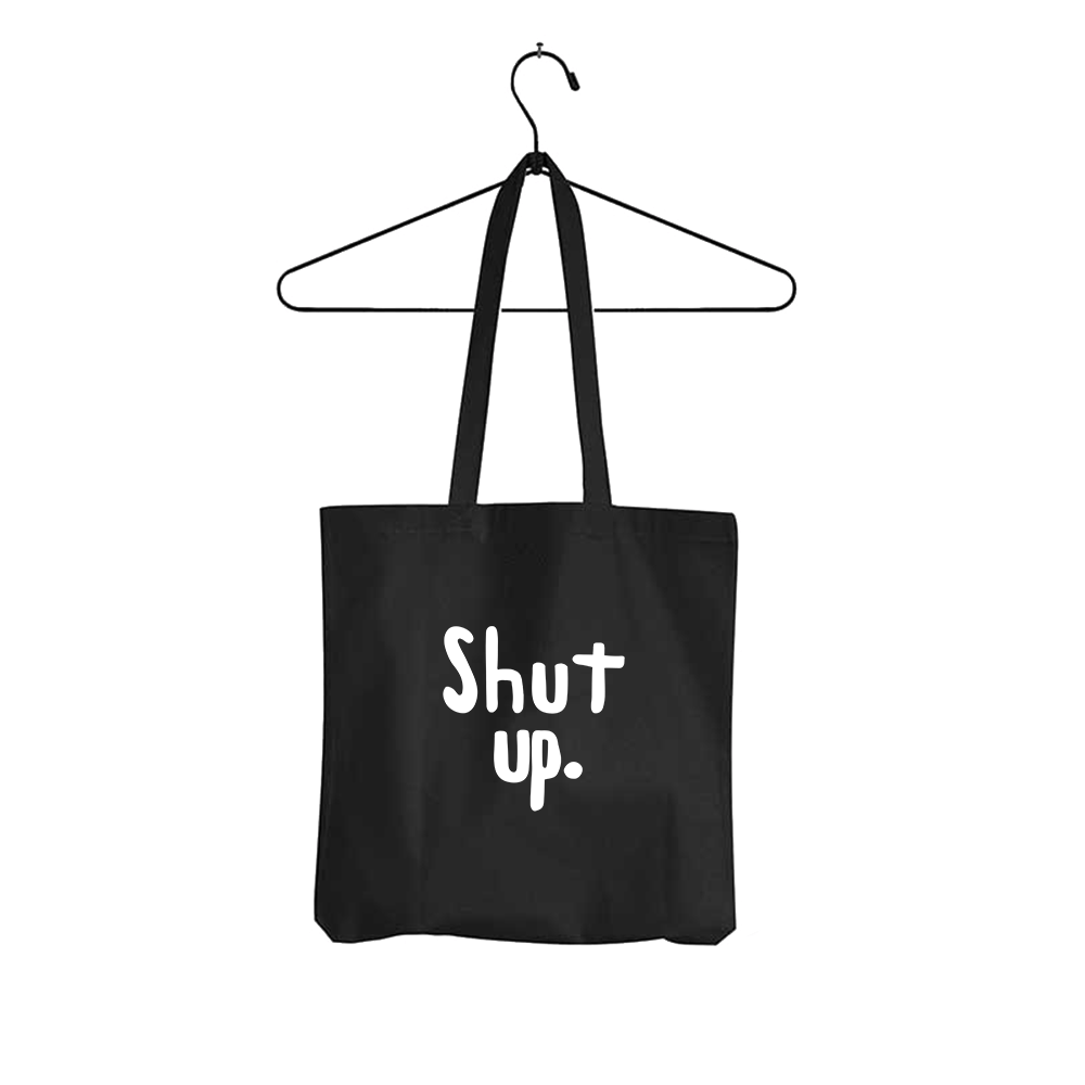Tasche Shut up. - Schwarzer - Kaffee