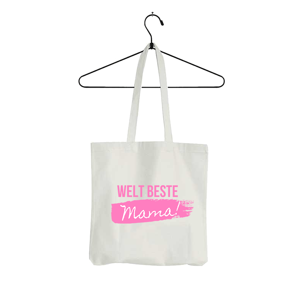 Tasche Weltbeste Mama - Schwarzer - Kaffee