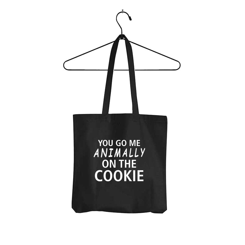 Tasche You go me animally on the Cookie - Schwarzer - Kaffee