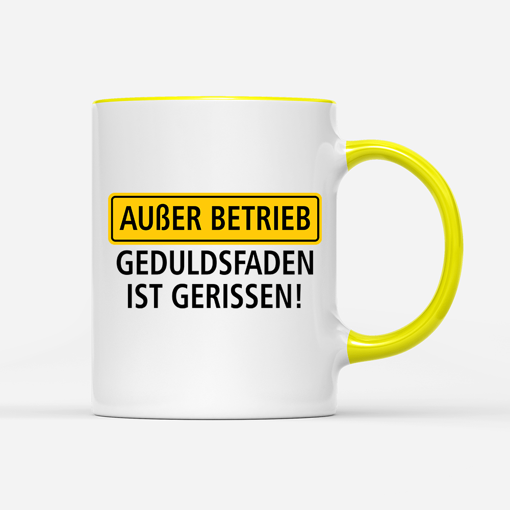 Tasse Außer Betrieb - Schwarzer - Kaffee